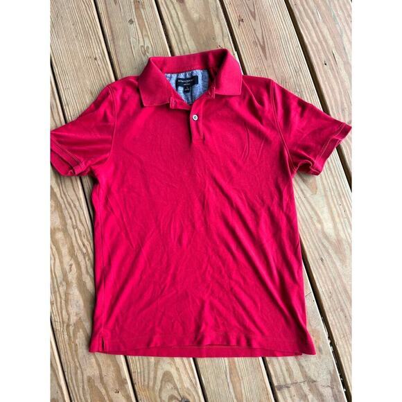 Banana Republic Men's Dress Polo. Red. Size Small. Pullover. - Picture 2 of 7